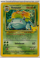Pokemon Celebrations 25th Anniversary Venusar Holo Rare Card Baseball Dreams & Memories Pokemon Celebrations 25th Anniversary Venusar Holo Rare Card Baseball Dreams & Memories