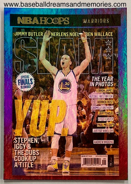 2020-21 Panini Hoops Stephen Curry SLAM Holo Card