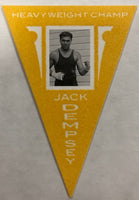 2012 Panini Golden Age Heavy Weight Champ Jack Dempsey Mini Pennant