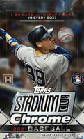 2021 Topps Stadium Club Chrome Baseball Hobby Box