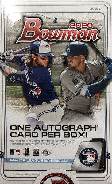 2020 Bowman Baseball Hobby Box