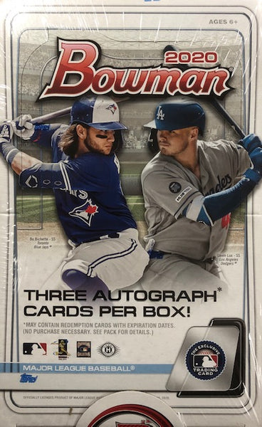 2020 Bowman Baseball Jumbo Hobby Box