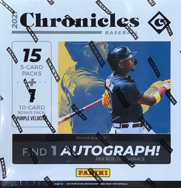 2021 Panini Chronicles Baseball Mega Box