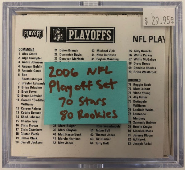 2006 Playoff Football Complete Card Set 1-150