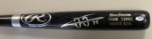 Chicago White Sox Frank Thomas Autographed Game-Used Rawlings Big Stick Bat from 2001