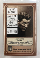 1975 Fleer Football Hall Of Fame Complete 84 Card Set