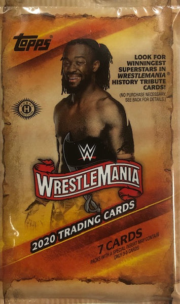 2020 Topps Road To Wrestlemania Wrestling Hobby Pack