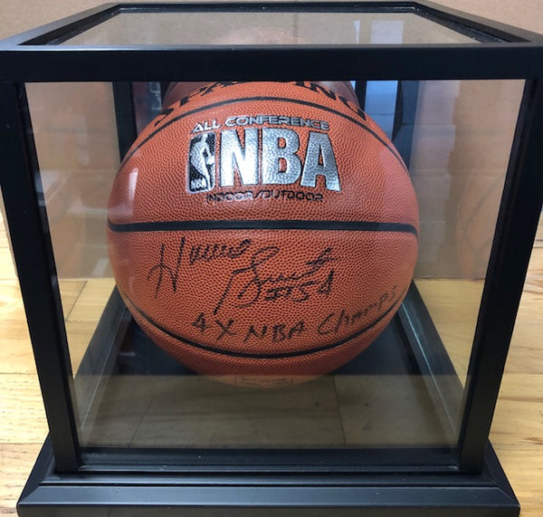 Horace Grant Autographed Basketball Inscribed "4x NBA Champs" PSA Authenticated