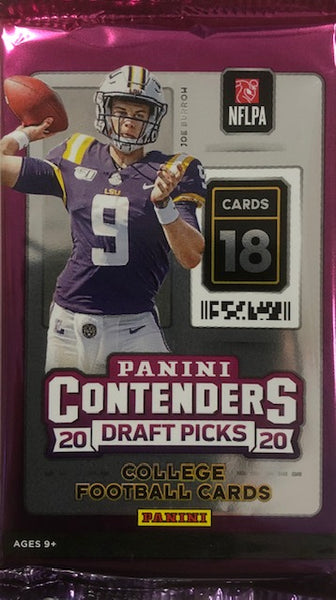 2020 Panini Contenders Draft Picks Football Hobby Pack