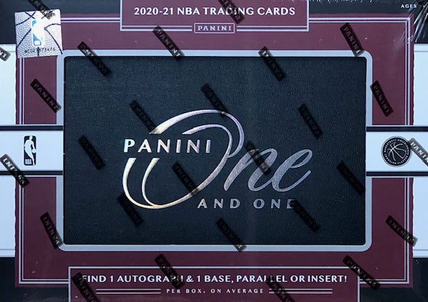 2020-21 Panini One and One Basketball Hobby Box