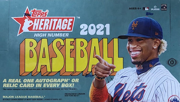 2021 Topps Heritage High Number Baseball Hobby Box