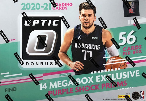 2020-21 Panini Donruss Optic Basketball Mega Box (Purple Shock Prizms)
