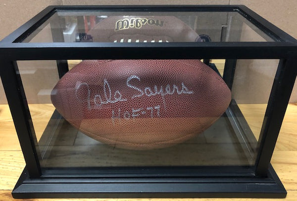 Gale Sayers Autographed Football Inscribed "HOF - 77" PSA Authenticated
