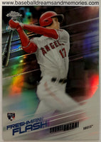 2018 Topps Chrome Shohei Ohtani Freshman Flash Rookie Card