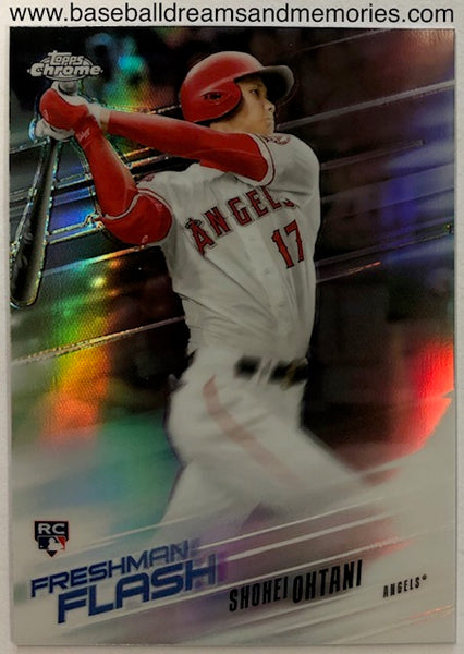 2018 Topps Chrome Shohei Ohtani Freshman Flash Rookie Card