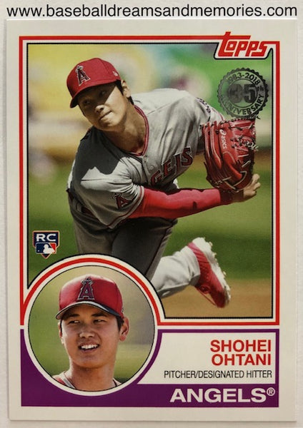 2018 Topps Shohei Ohtani 1983 35th Anniversary Rookie Card