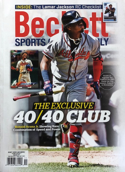 Beckett Sports Card Monthly Magazine - November 2019