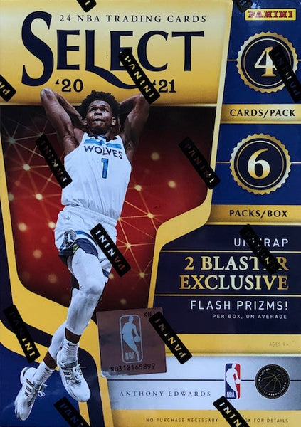 2020-21 Panini Select Basketball Blaster Box (Flash Prizms)