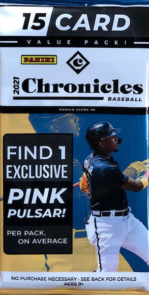 2021 Panini Chronicles Baseball Value Pack
