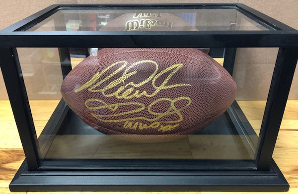 Richard Dent Autographed Football GOLD INK Inscribed PSA Authenticated