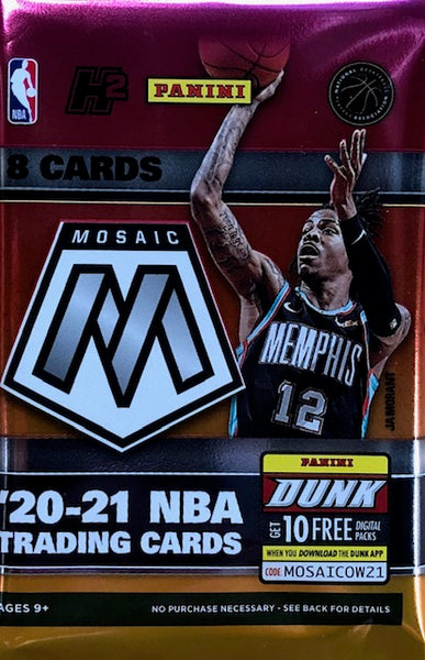 2020-21 Panini Mosaic Fast Break Basketball Hobby Pack