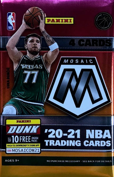2020-21 Panini Mosaic Basketball Retail Pack