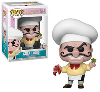 Funko Pop The Little Mermaid Chef Louis Figure