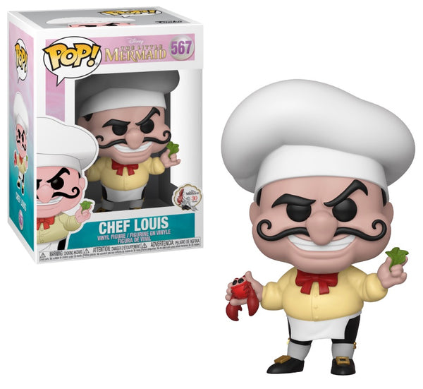 Funko Pop The Little Mermaid Chef Louis Figure