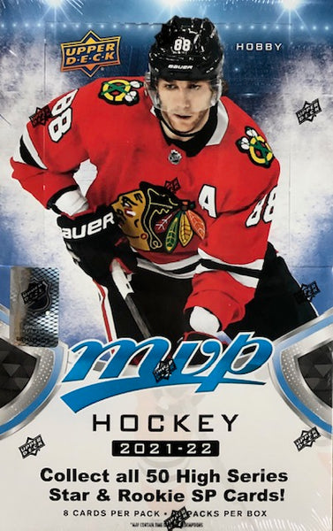 2021-22 Upper Deck MVP Hockey Hobby Box (Call (708) 371-2250 For Pricing & Availability)