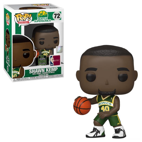 Funko Pop Seattle Supersonics Shawn Kemp Summer Convention Exclusive Figure