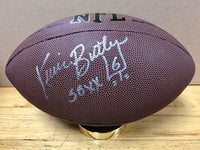 Kevin Butler Autographed Football Inscribed "SB XX 6" PSA Authenticated