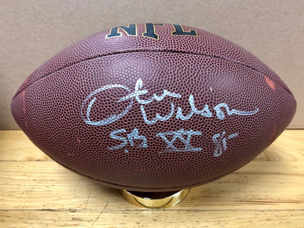 Otis Wilson Autographed Football Inscribed "SB XX 85" PSA Authenticated