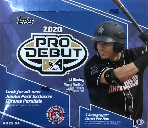 2020 Topps Pro Debut Baseball Hobby Box (Jumbo)