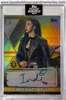 2021 Topps WWE Fully Loaded Indi Hartwell Autograph Card Serial Numbered 09/75