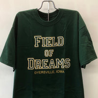 Field of Dreams - Screen Printed Dark Green T-Shirt