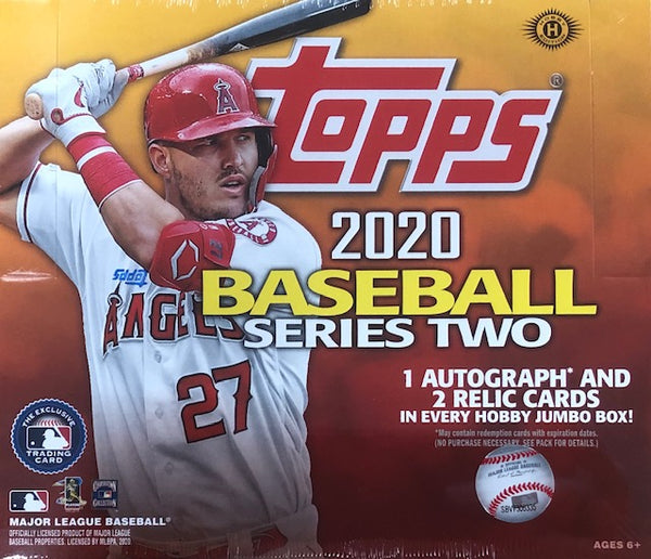 2020 Topps Baseball Series 2 Jumbo Hobby Box