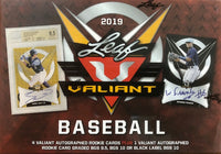 2019 Leaf Valiant Baseball Hobby Box