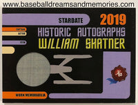 2019 Historic Autograph Company Swatch of Clothing Personally Worn by William Shatner
