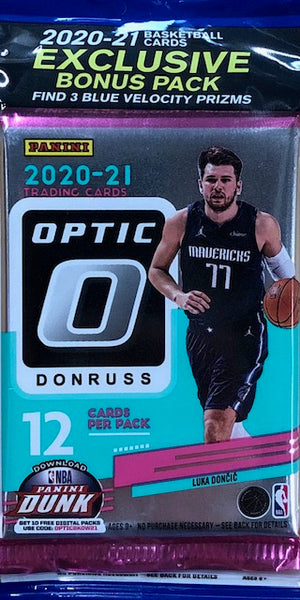 2020-21 Panini Donruss Optic Basketball Cello Value Pack