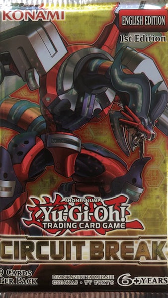 Yu-Gi-Oh! Circuit Break 1st Edition Trading Card Booster Pack