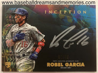 2020 Topps Inception Robel Garcia Autograph Card Serial Numbered 81/99