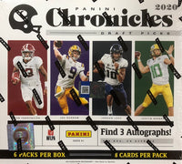 2020 Panini Chronicles Draft Picks Football Hobby Box
