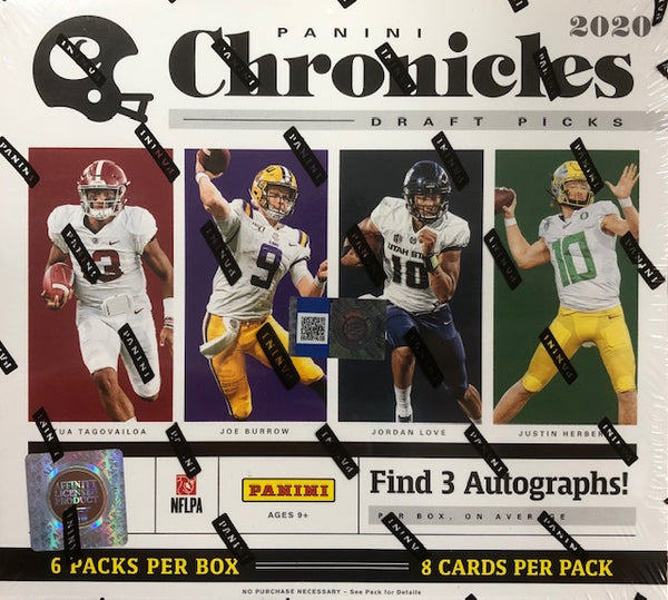2020 Panini Chronicles Draft Picks Football Hobby Box