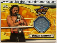 2019 Topps WWE Summer Slam Shinsuke Nakamura Authentic Mat Relic Card