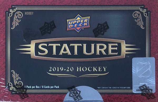 2019-20 Upper Deck Stature Hockey Hobby Box