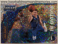 2018-19 Panini Threads Luka Doncic Rookie In Motion Sparkle Parallel