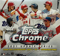 2021 Topps Chrome Baseball Update Series Mega Box