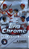 2021 Topps Chrome Baseball Update Series Retail Pack