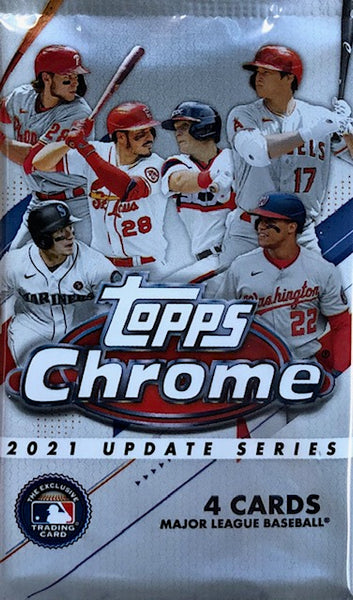 2021 Topps Chrome Baseball Update Series Retail Pack