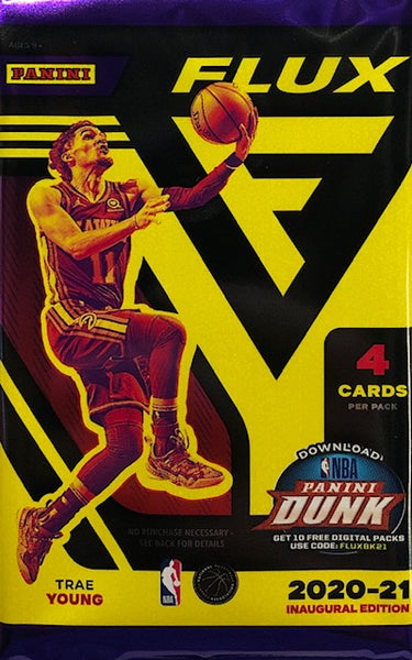 2020-21 Panini Flux Basketball Retail Pack (Red Ice Prizms)
